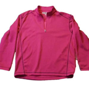 PEBBLE Beach Performance medium red Zippered pullover box 22